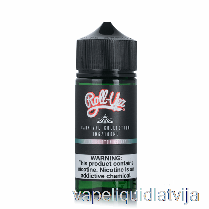 Karnevāls - Zila Kokvilna Ar Sulu Roll-upz - 100ml 3mg Vape šķidrums